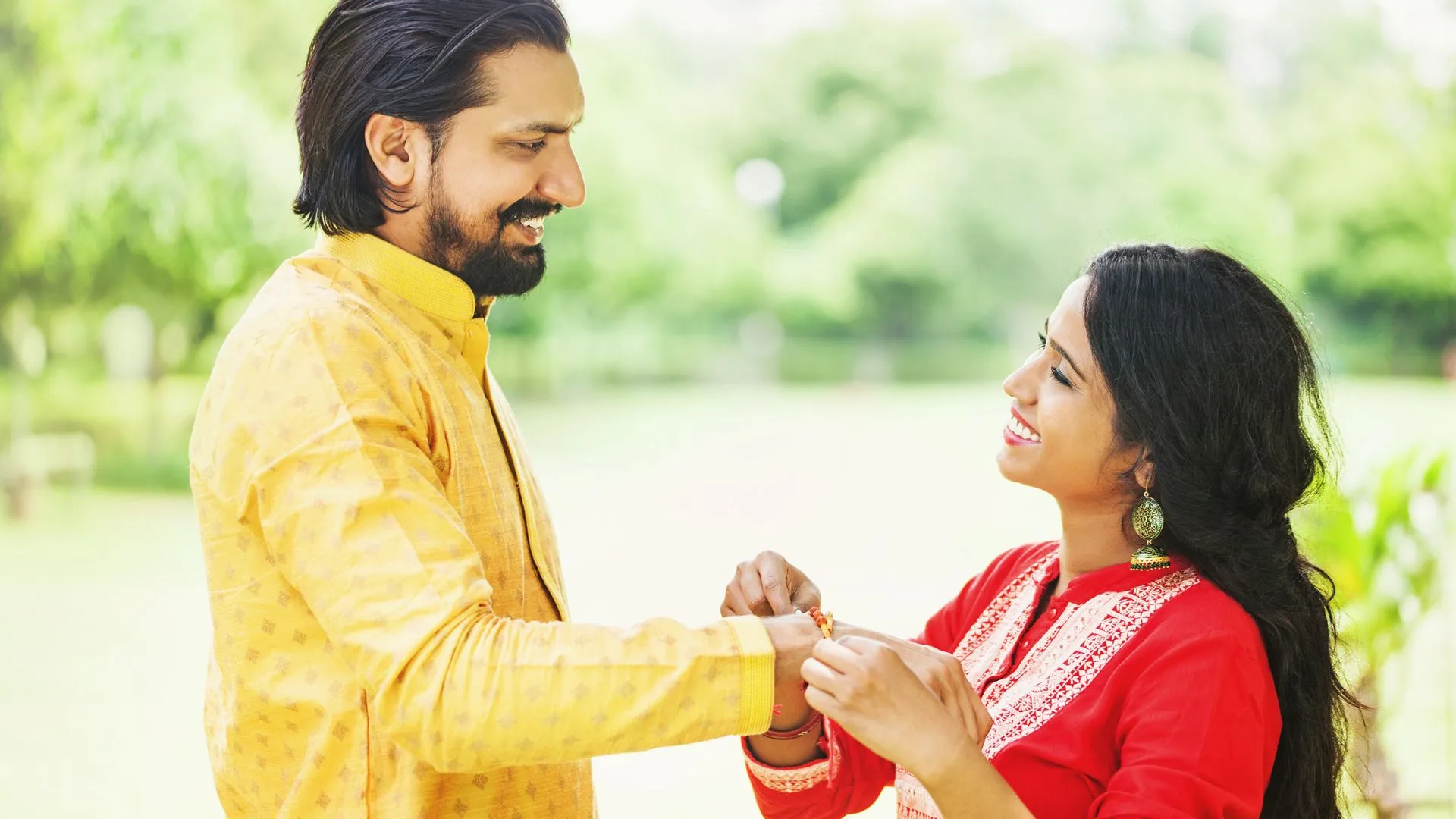 How to Accessorize a Red Dress for Rakhi 2024