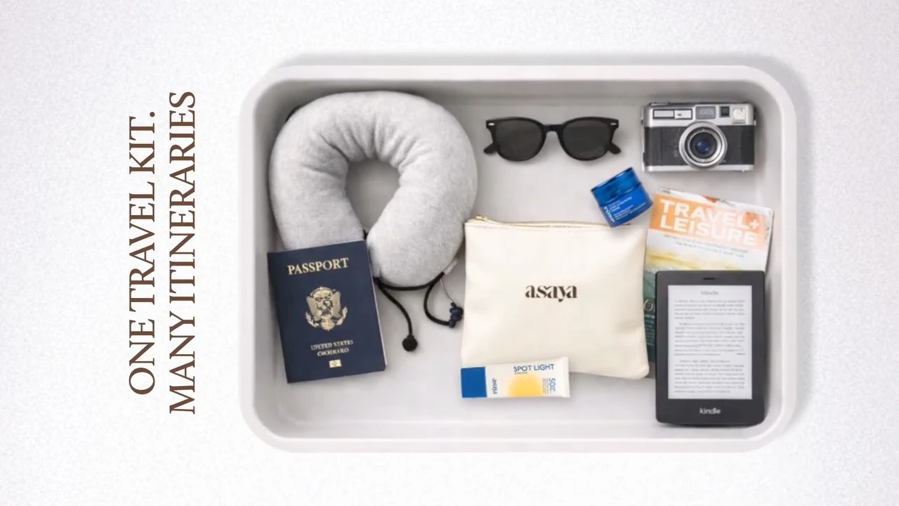 Discover Asaya's Luxe Travel Skincare Kits