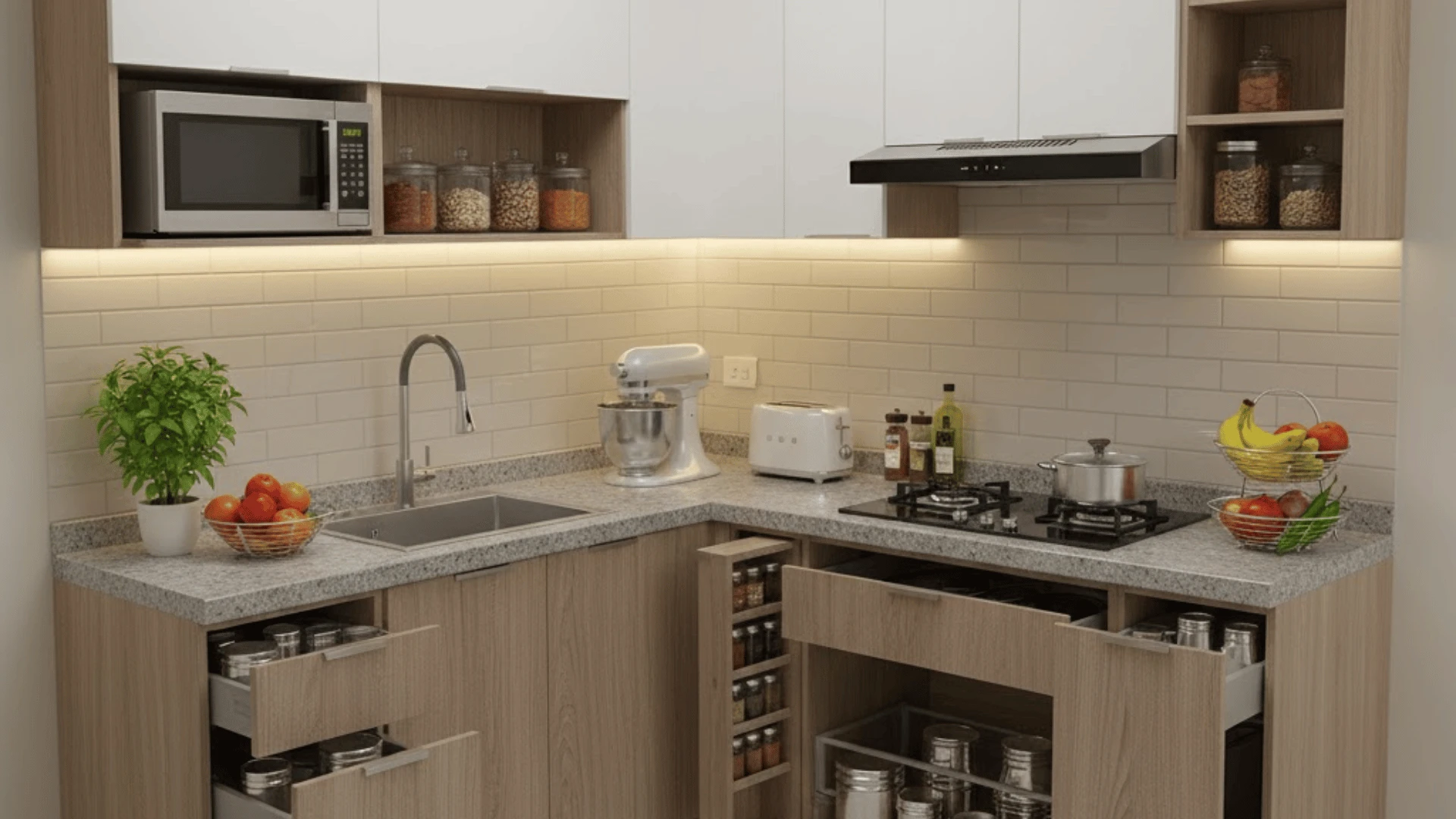 How to Design a Compact Kitchen Interior for Maximum Efficiency