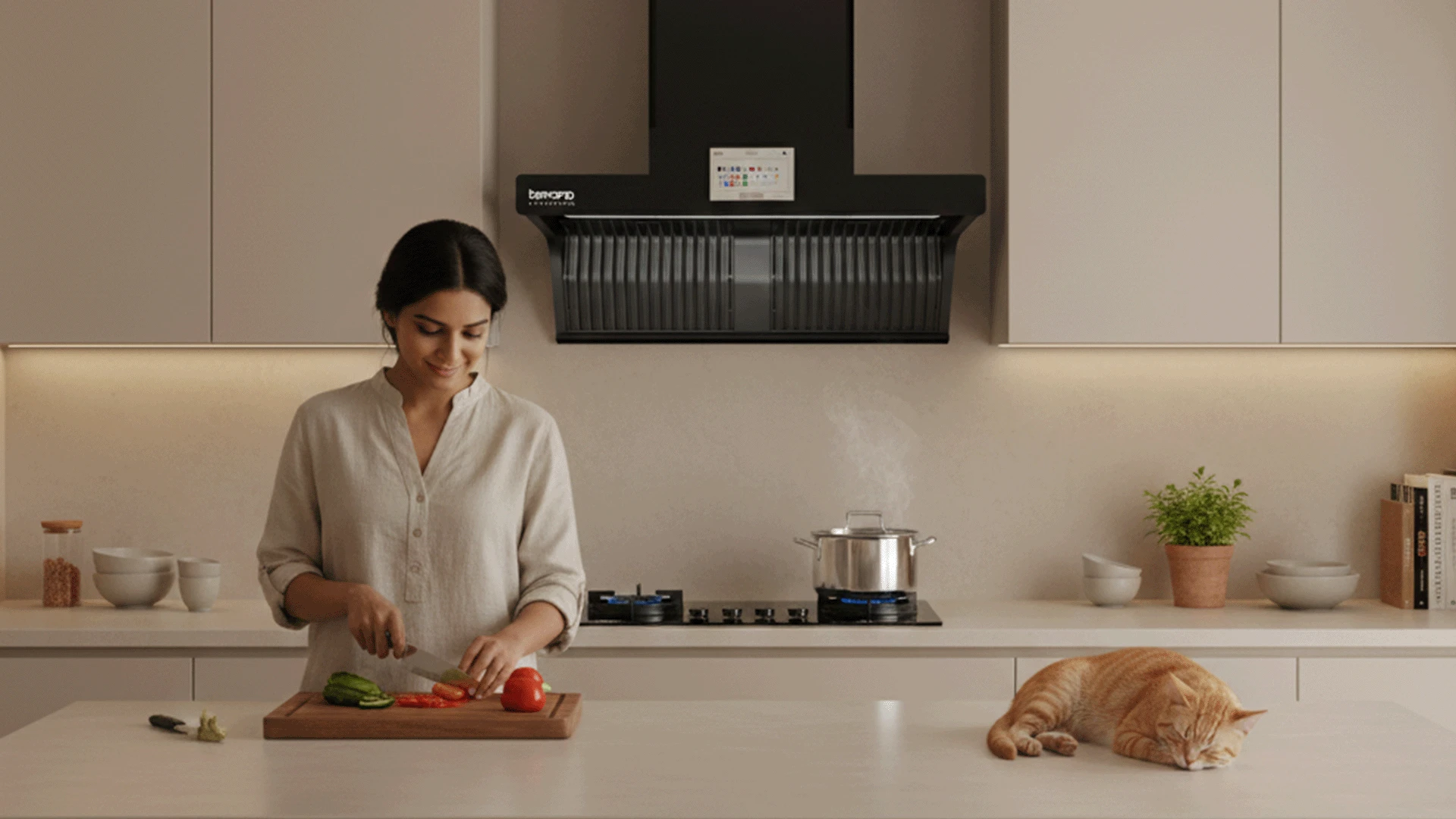 How Chimney Helps Reduce Kitchen Cough Triggers