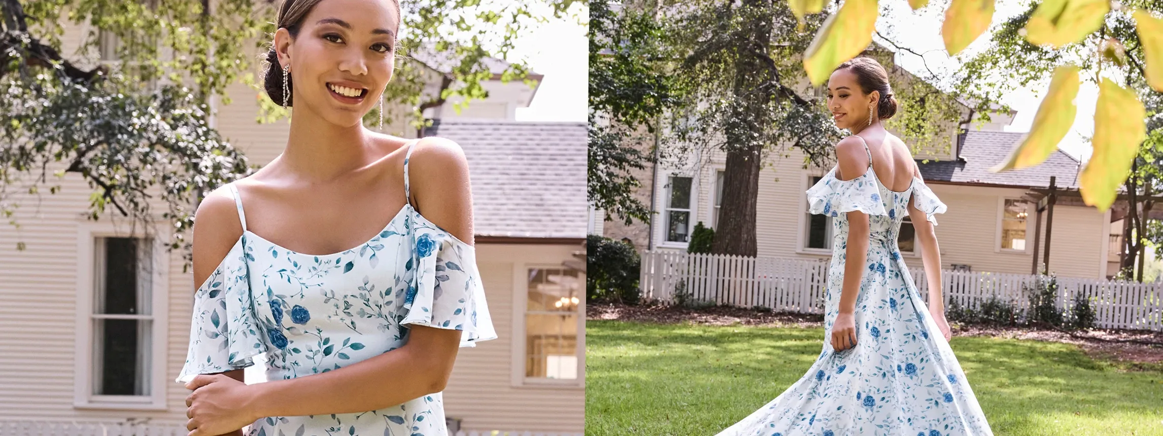 blue floral dress for women Wedtrend Women Blue Floral Casual Dress A Line Spaghetti Straps Boho Maxi  Summer Dress  WEDTREND