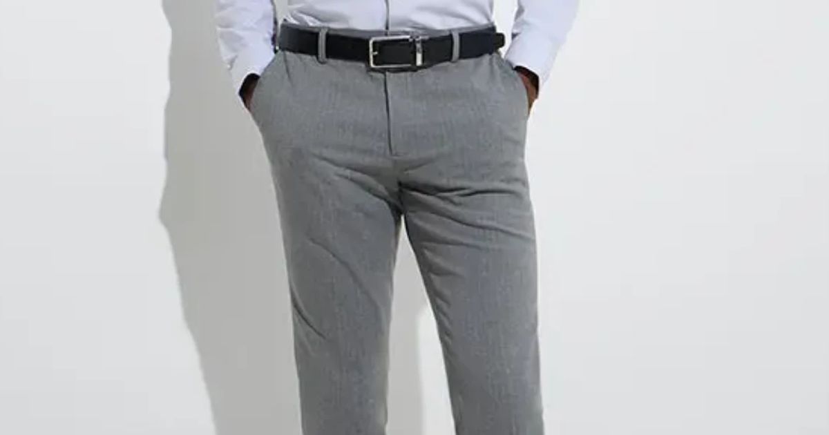 white christmas dresses Men's Grey Slim Fit 2-Piece Suit – Jacket + Pants Combination main image 0