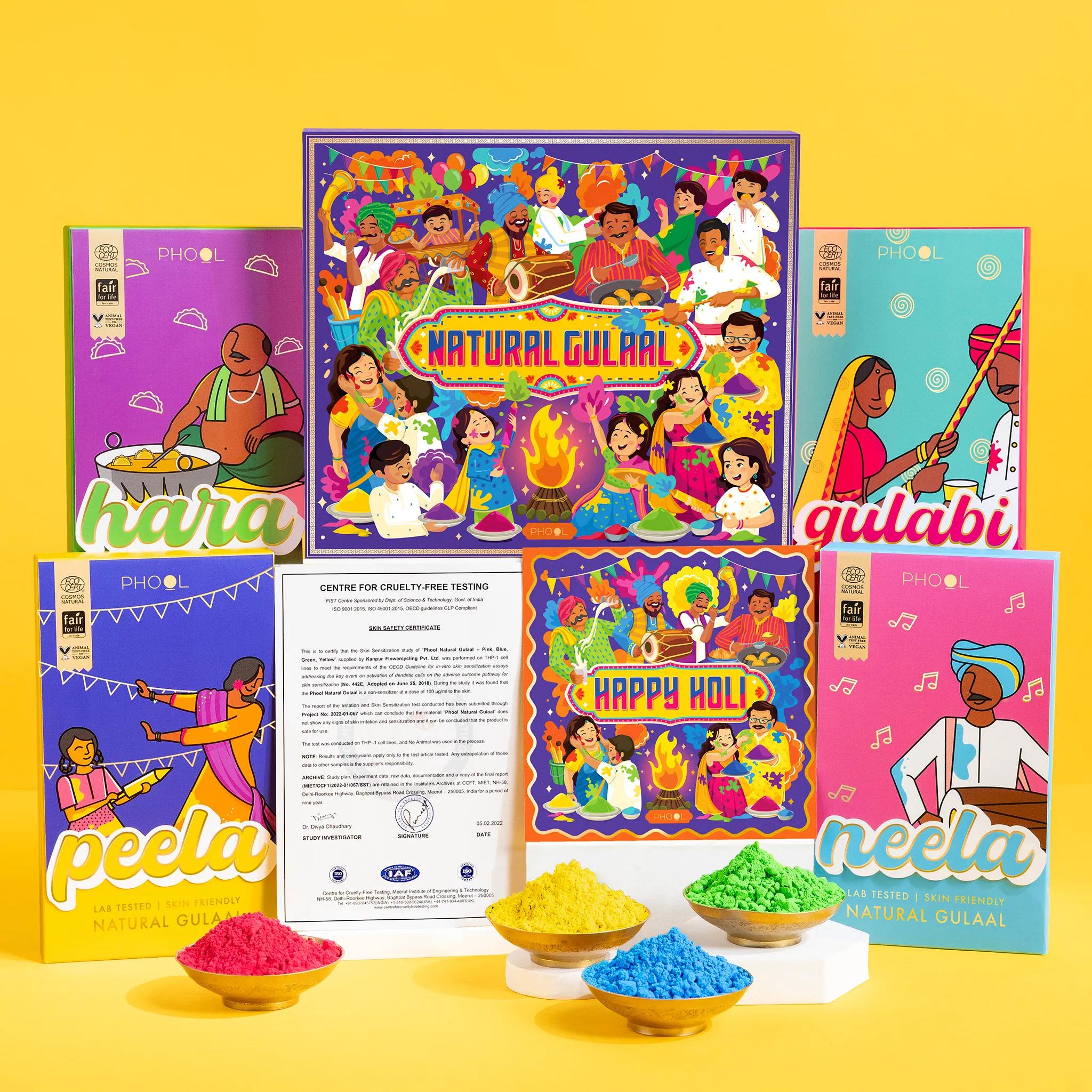 Celebrate Holi with Safe Gulaal
