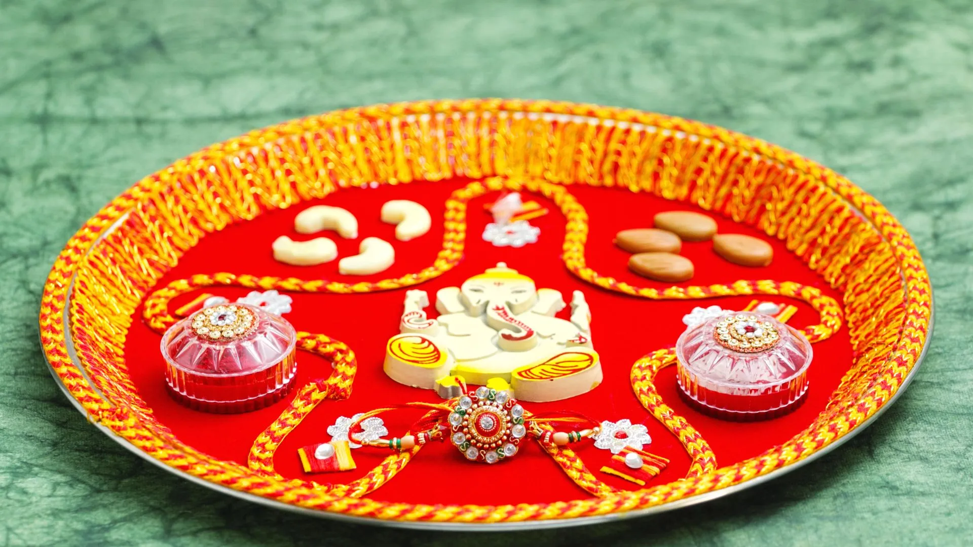 Stunning Lumba Rakhi for Bhabhi