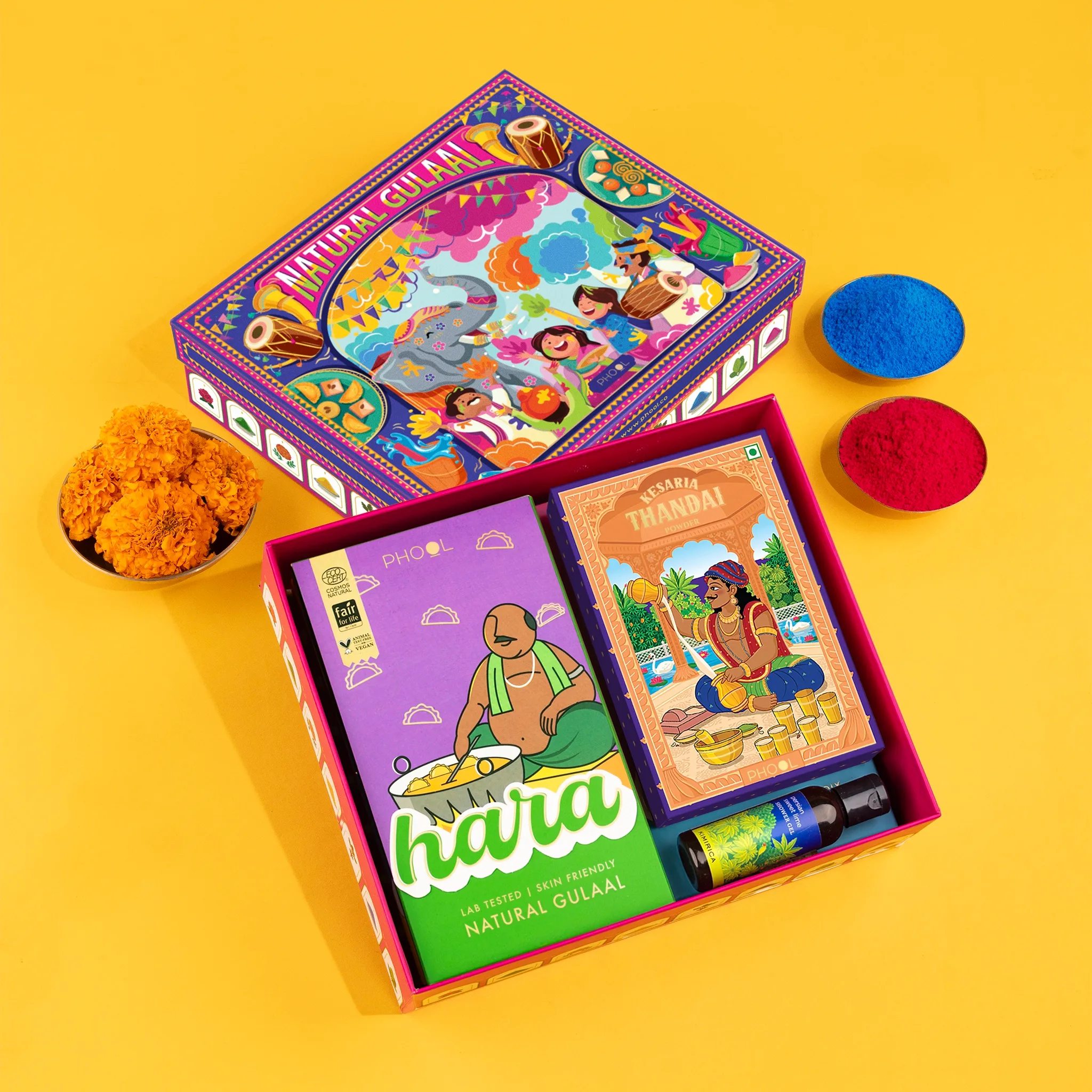 Safe Organic Holi Colour for Baby