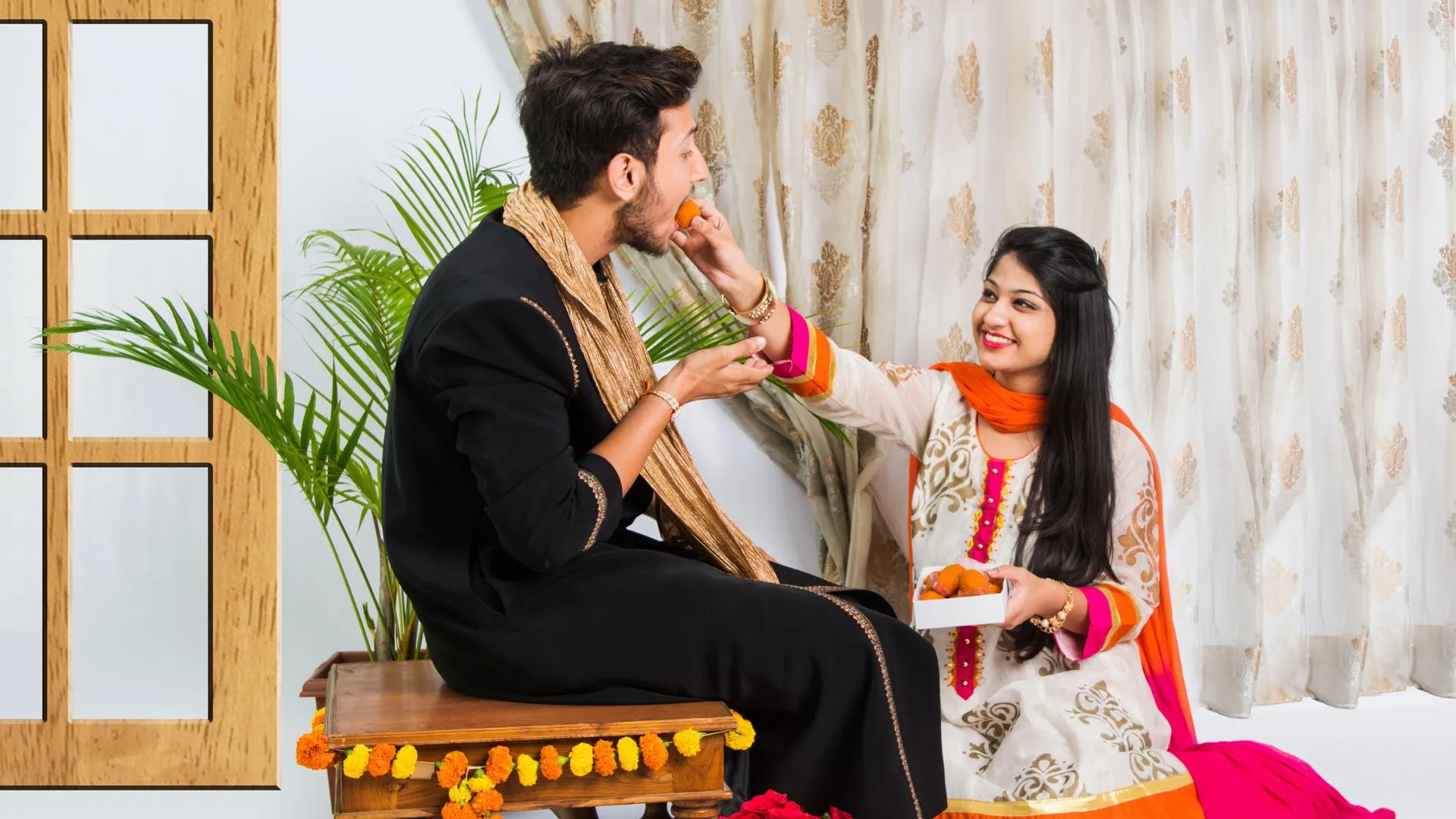 Rakhi for Bhaiya & Bhabhi + Gift