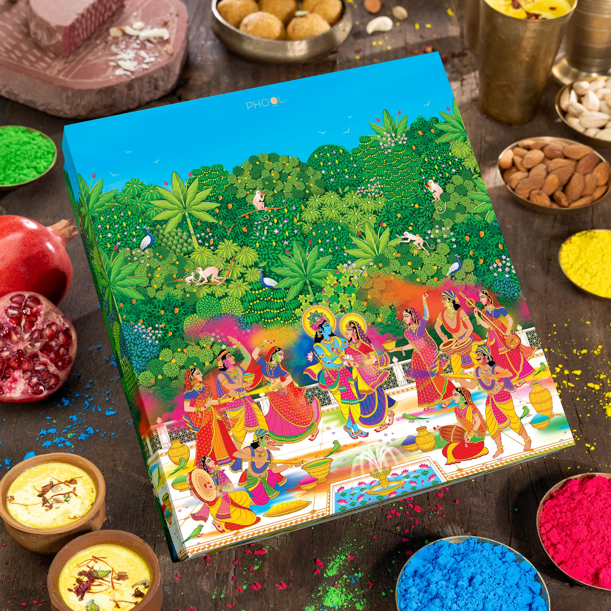 Celebrate with Vrindavan Holi Gift Box!
